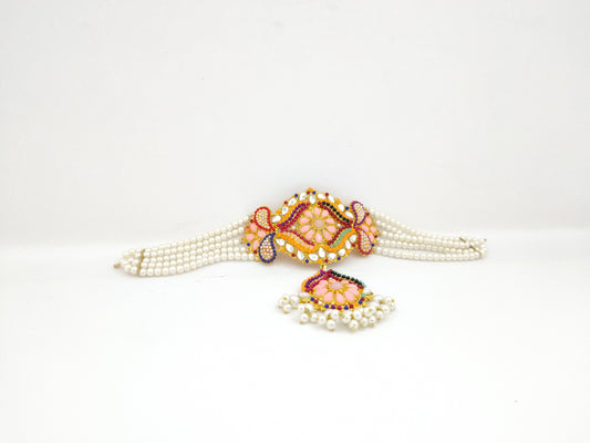 Multi flower choker set