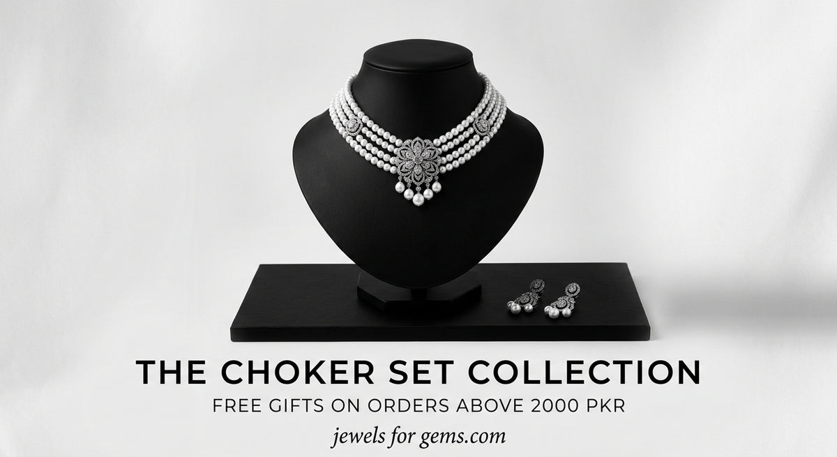 Choker jewellery sets for women by Jewels For Gems