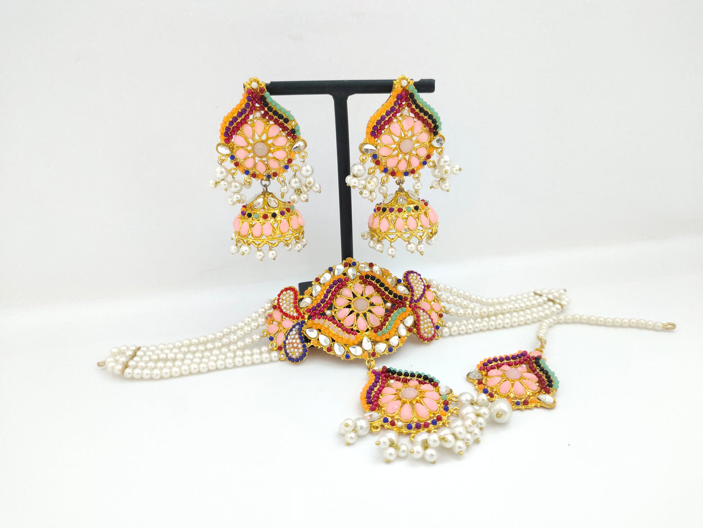 Multi flower choker set